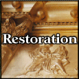 Click here  for exaples of  Restoration  - Restoration and conservation work is carefully carried out on a wide range of gilded and painted objects such as antique mirrors, frames and furniture etc. Such work is always executed in a sympathetic manner in order to maintain the original integrity and age of each individual piece.